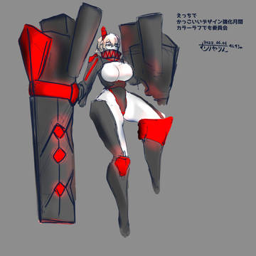 #えっちでかっこいいデザイン強化月間カラーラフでも委員会