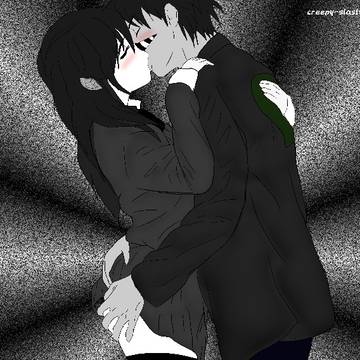 Sad kyle kisses laughing jill
