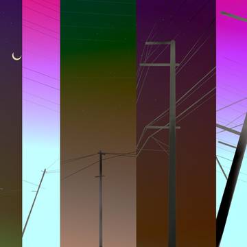 【DL自由・著作権フリー】ブックカバー『電柱』