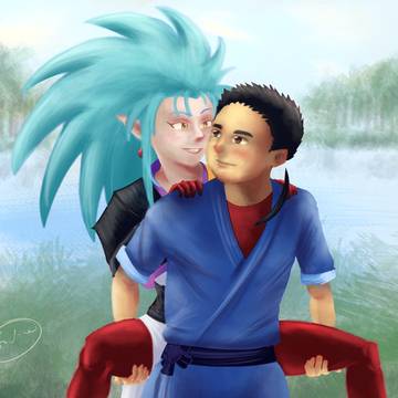Tenchi and Ryoko