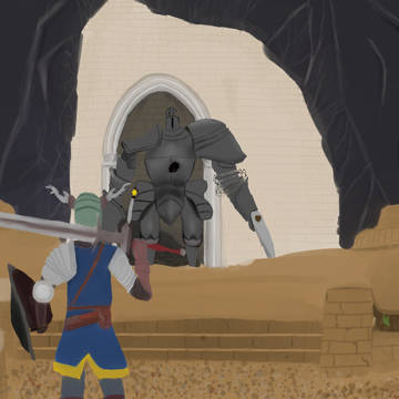Dark Souls Golem Boss