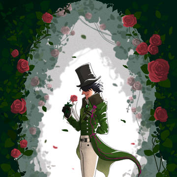 Jack is Waiting at Rose Garden