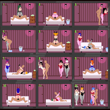 レトロゲー風バニーガール SEX その2