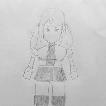 FFVII風ポリゴンの瀬戸リカ