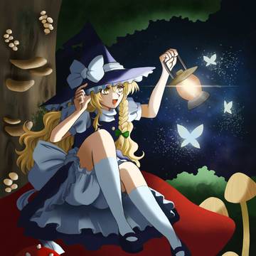 魔法の森にて