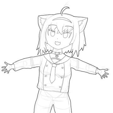 描きかけおかゆん