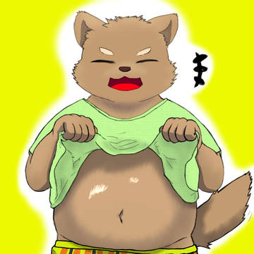 お腹を見せてくれるタイプの子