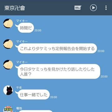某愛されメンバー定例報告会