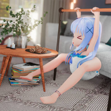 髪の色を調整しました