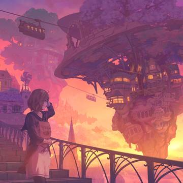 ミルレーク諸島夕景