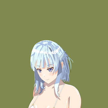 銀髪マイクロビキニ