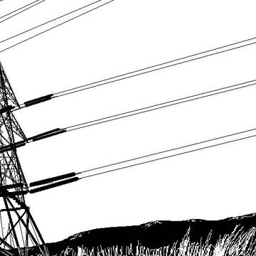 Transmission tower landscape