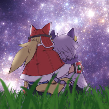 夜空をみあげて