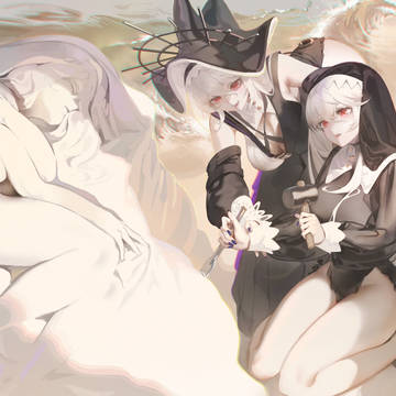 幽灵鲨与她的雕塑