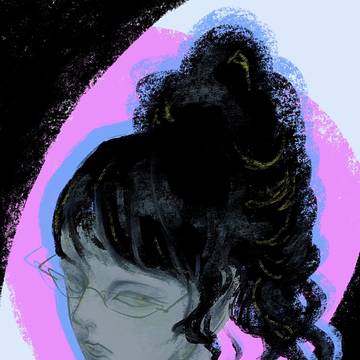 黑发少女