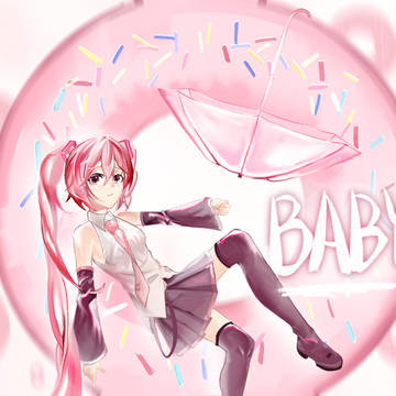 baby 曲绘 初音未来