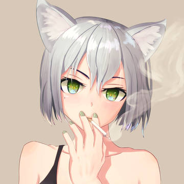 猫耳とたばこ