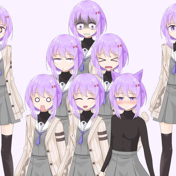 結月ゆかり　雫　立ち絵