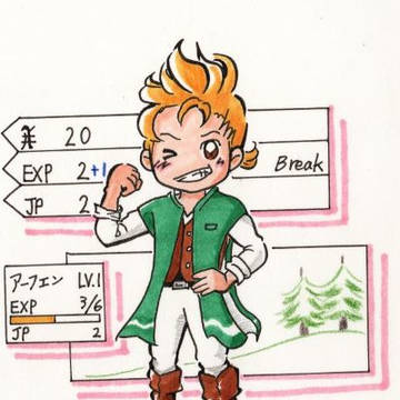 とにかく８人を描きたくて！