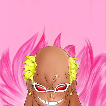 Doflamingo com calvice