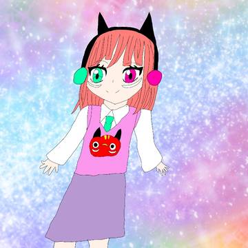 赤べこちゃんを人間化させてみた！