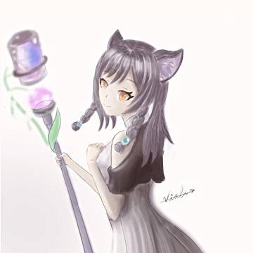 蘭蘭～半夜畫的