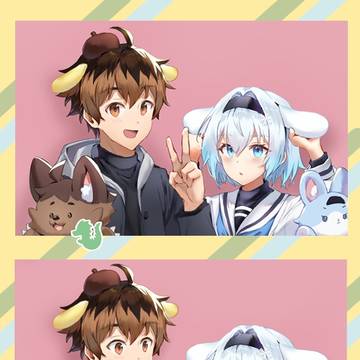 プリクラ💚💙