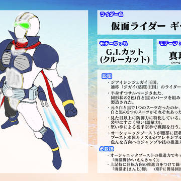 【ピクライ-海GP】仮面ライダーギール