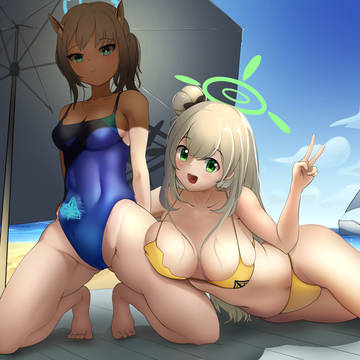 十六夜ノノミ & 砂狼シロコ