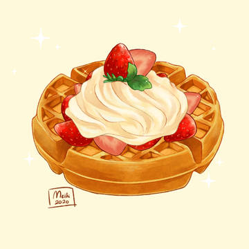 Strawberry Waffle