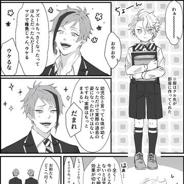 幼児化の魔法でちっさくなったｱｽﾞ