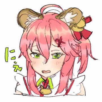 新年描き初めみこち