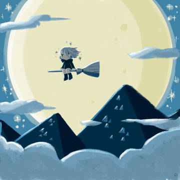 満月の夜