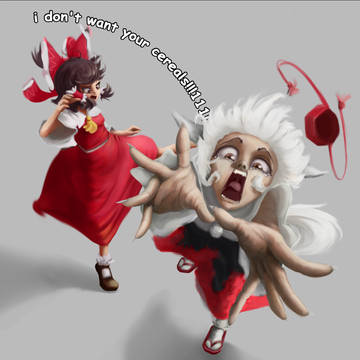 momiji getting kicked
