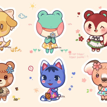 ac seasonal sticker sets!