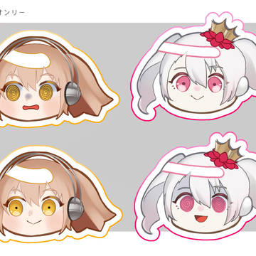 歌姫シールサンプル