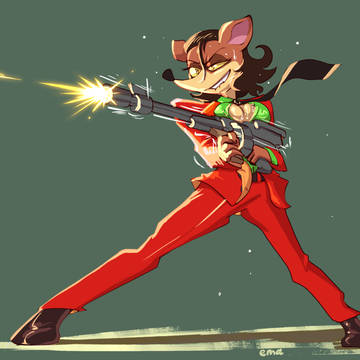 Lady Pinstripe Potoroo