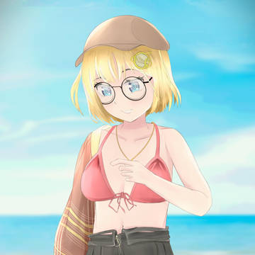 watson in beach again