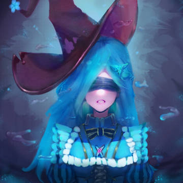 给笛亚换上了魔女装耶
