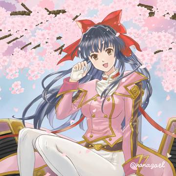 桜舞う