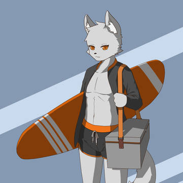 White wolf boy