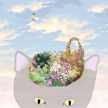 猫の額ほどの庭