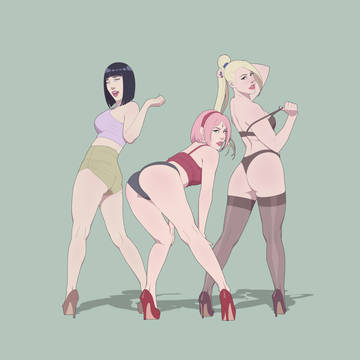 Ino, Sakura and Hinata