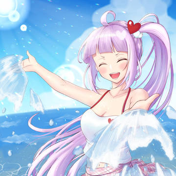 水バシャバシャ~