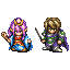 聖剣伝説3 若かりし頃のヴァルダ＆リチャード ドット絵