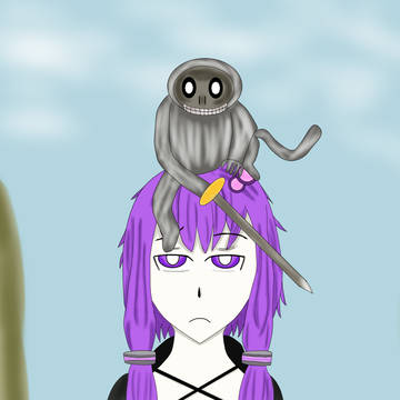 動画で使った結月ゆかりの絵（ただし一枚だけ使ってない）