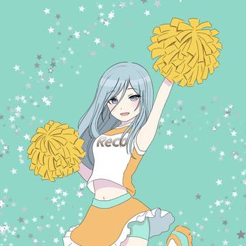 日野森雫 チアガール