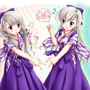 久川姉妹の馬車道っ娘絵