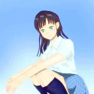 しゃがむJK