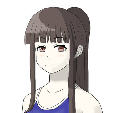 水泳の授業で目が合った感じのアキラ